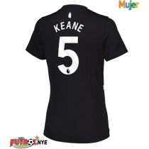 Camiseta Everton Michael Keane #5 Tercera Equipación para mujer 2025-26 manga corta